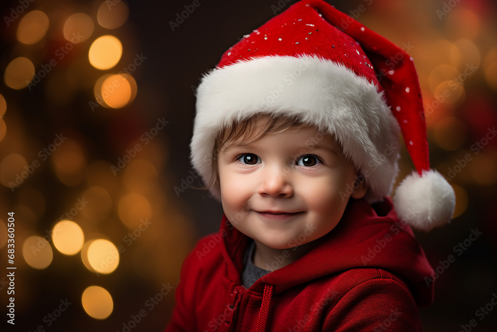 Generative AI portrait of cute Young boy girl enjoy winter holidays xmas x mas eve decorated room Generative AI portrait of cute Young boy girl enjoy winter holidays xmas x mas eve decorated room