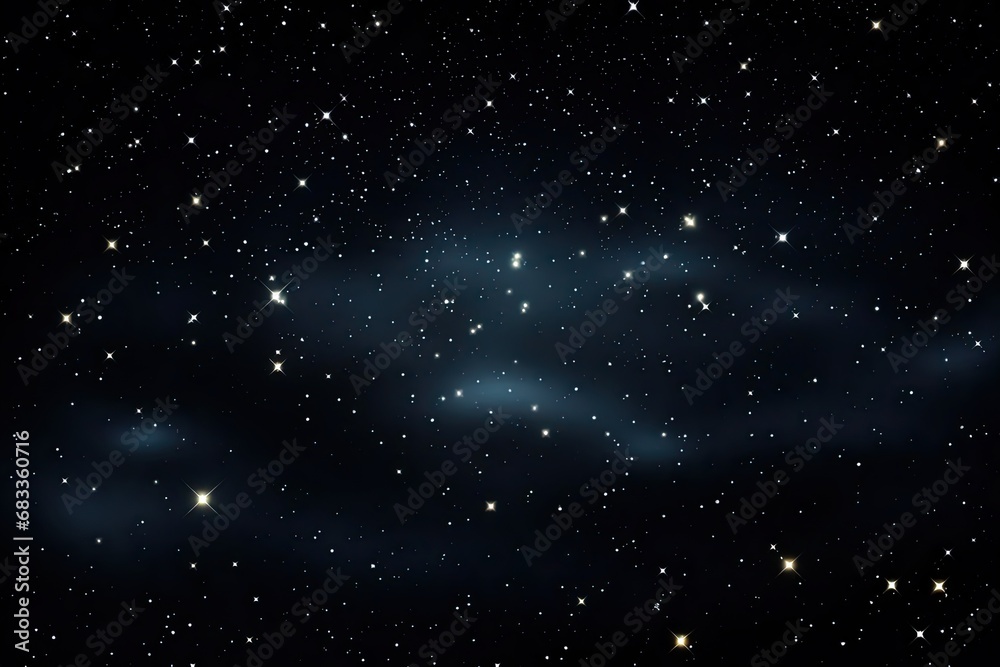 space stellar background, realistic black starry sky