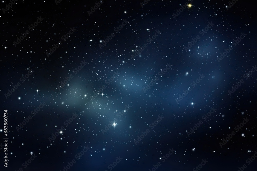 Naklejka premium space stellar background, black starry sky with beautiful nebula