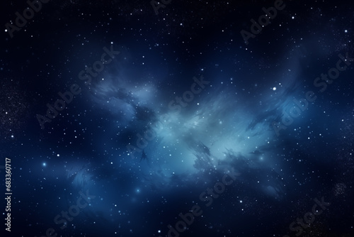 space stellar background, black starry sky with beautiful nebula