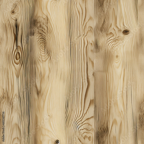 seamless wooden texture of rough pinewood boards with detailed grain surface material for patterns