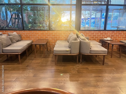 interior of a modern restaurant