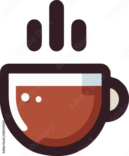 coffee cup icon vector