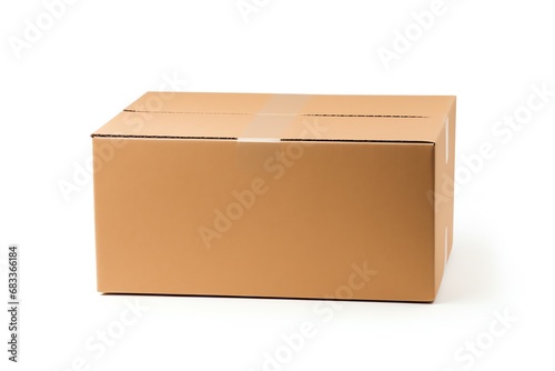 a brown box with tape © Dumitru