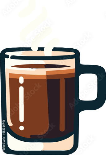 illustration of a coffee vector
