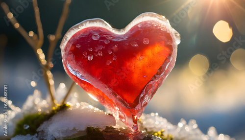 Power of love melting cold heart