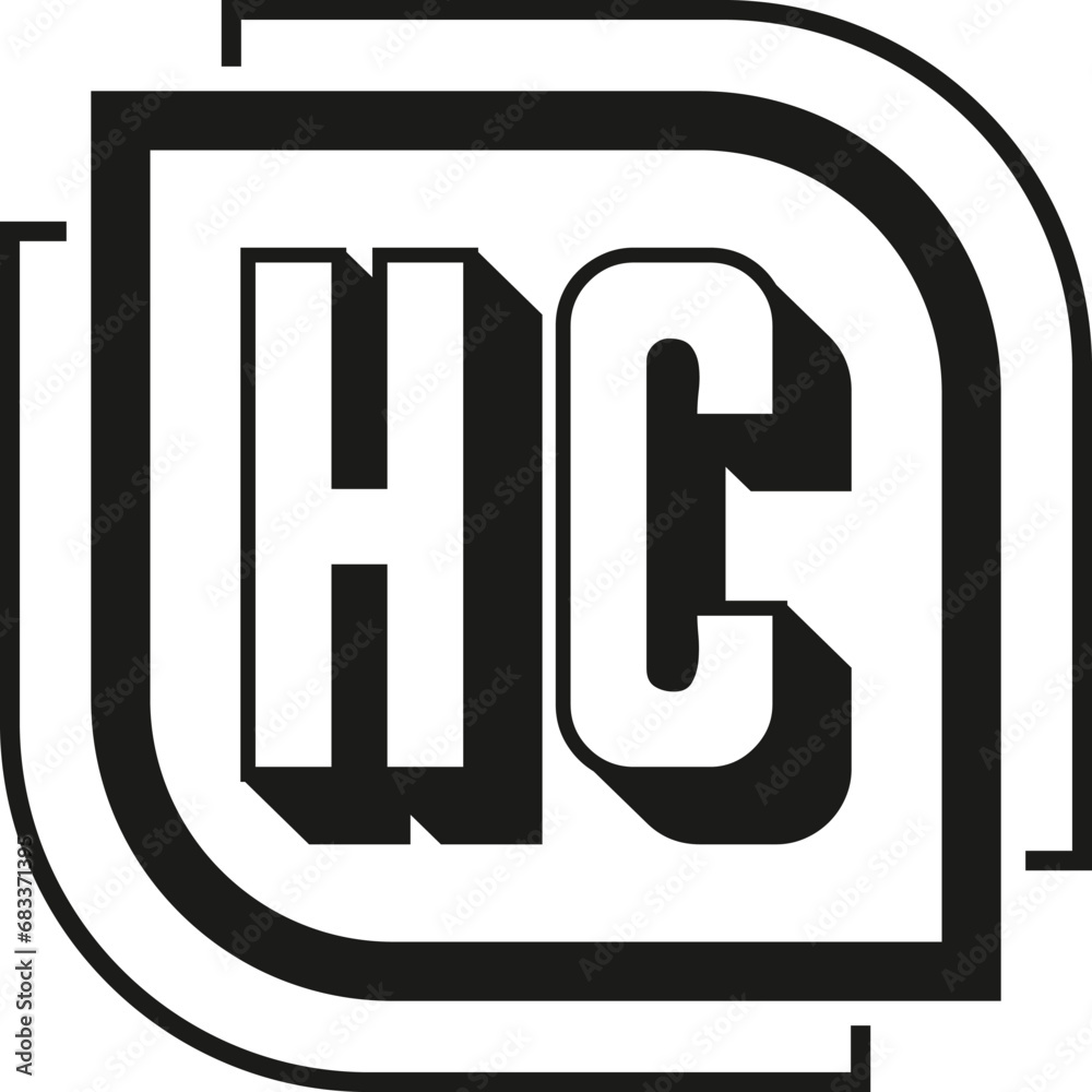 Abstract HC Letter Monogram Logo Design. Initial letters HC logo icon Design. elegant ProfessionaL minimal Vector template. H C Letter icon with black Color. HC logo. H C HC CH
Abstract HC Letter Monogram Logo Design. Initial letters HC logo icon Design. elegant ProfessionaL minimal Vector template. H C Letter icon with black Color. HC logo. H C HC CH
