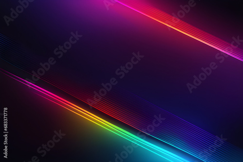 abstract black background digital technology rhythm wave line poster wallpaper ppt, Generative AI
