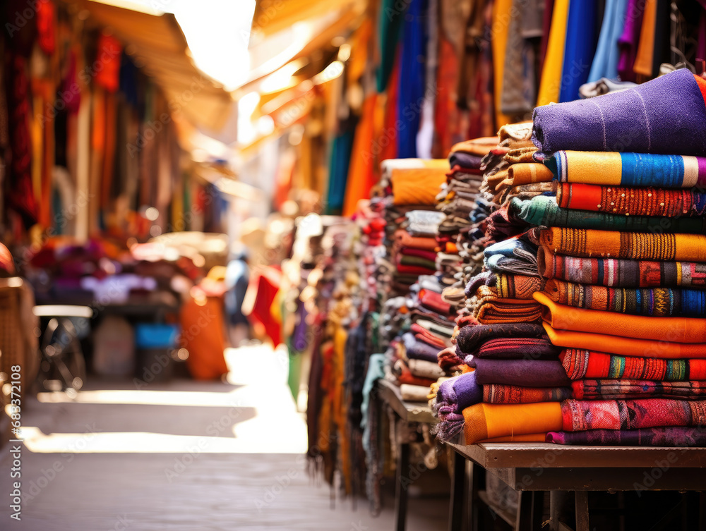 Marrakech Marketplace: A Tapestry of Life and Color