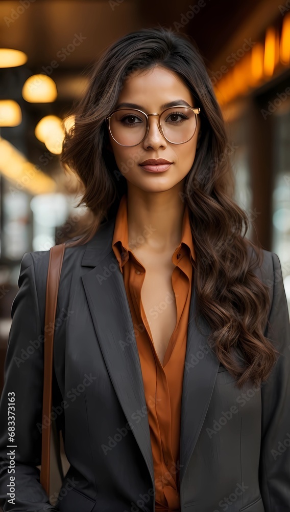 Obraz premium Europe beauty woman with long hair