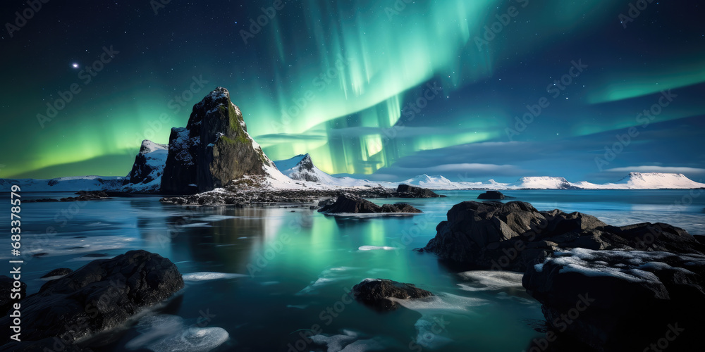 Icelandic Aurora: A Mesmerizing Night Sky Journey