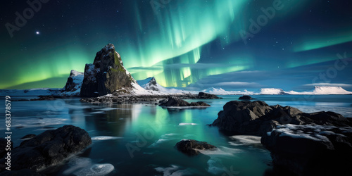 Icelandic Aurora: A Mesmerizing Night Sky Journey