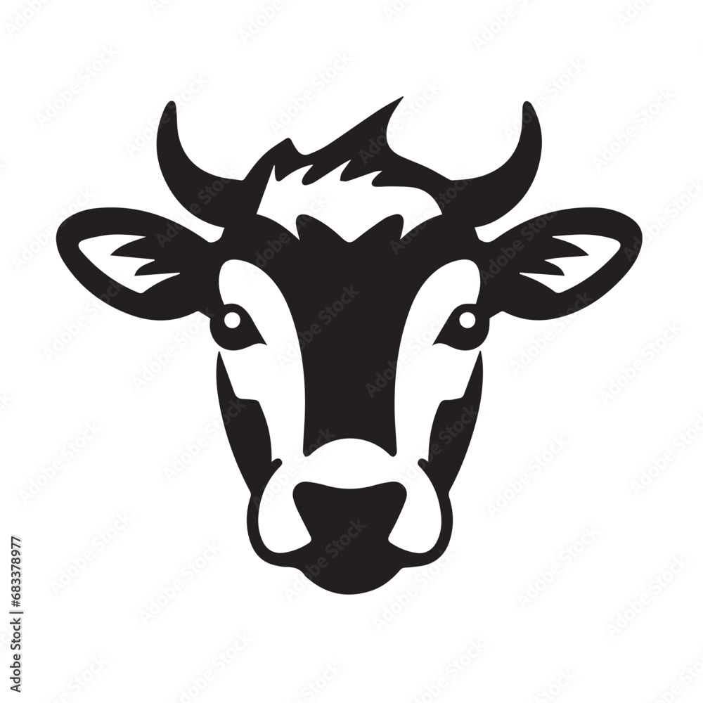Cow in cartoon, doodle style. Isolated 2d vector illustration in logo, icon style, Eps 10. AI Generative Cow in cartoon, doodle style. Isolated 2d vector illustration in logo, icon style, Eps 10. AI Generative