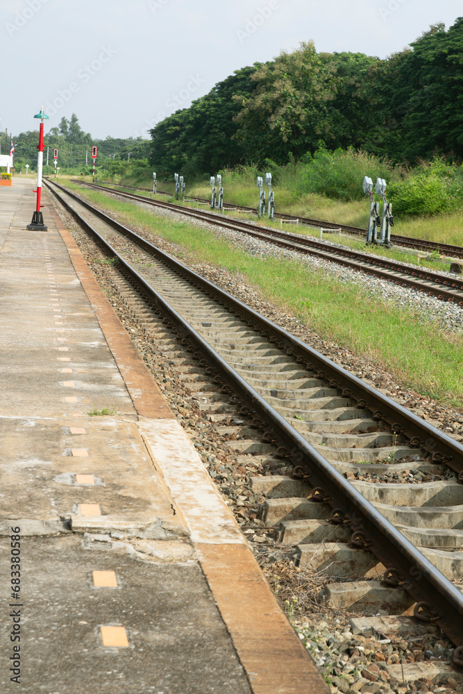 Direct railway lines in the upper northern region of Thailand