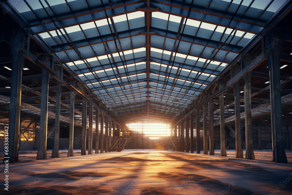 Assembly of steel structure Day photo realistic Assembly of steel structure Day photo realistic