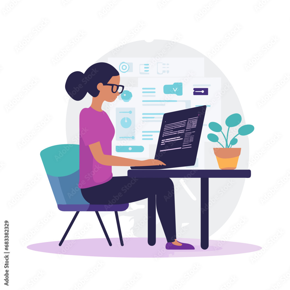 business woman with laptop business woman with laptop