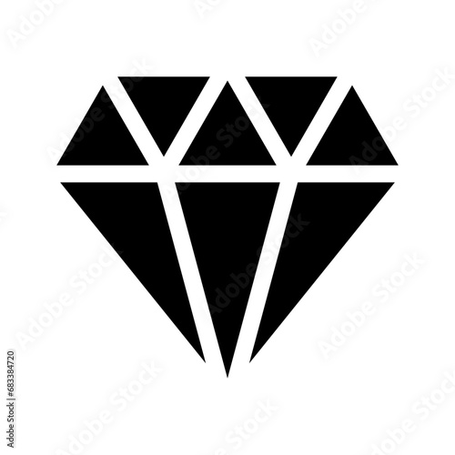 diamond christmas Icon Illustration