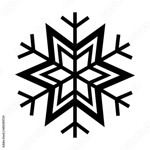 snowflake Icon Illustration