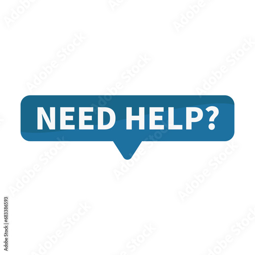 Need Help In Blue Rectangle Shape For Customer Support Business Promotion Marketing
