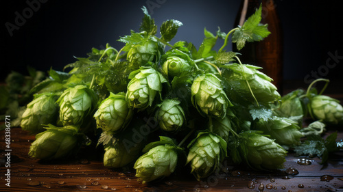 fresh Hops form farm.