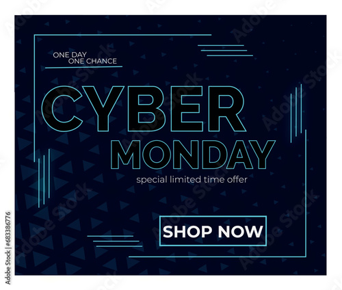 Vector  Cyber Monday Design template