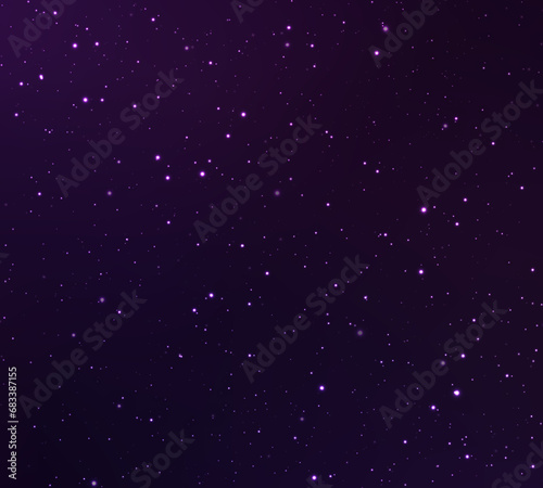 Abstract background with stars as template or design element for starry night. Space background, galaxies, Milky way galaxy. Beautiful cosmos.
