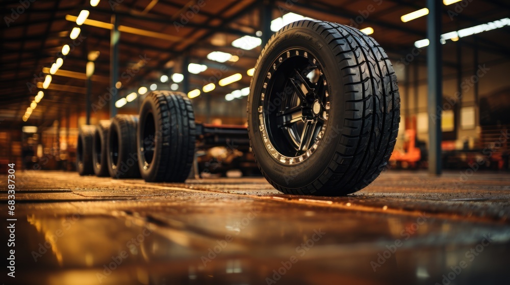 Tire as a work out tool at Gym Tire as a work out tool at Gym