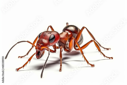 Ant isolated on white background © Krisana