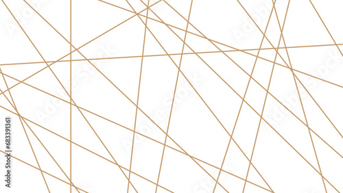 Abstract golden lines pattern texture business background. Luxury golden random chaotic wave lines abstract background. Vector, illustration	