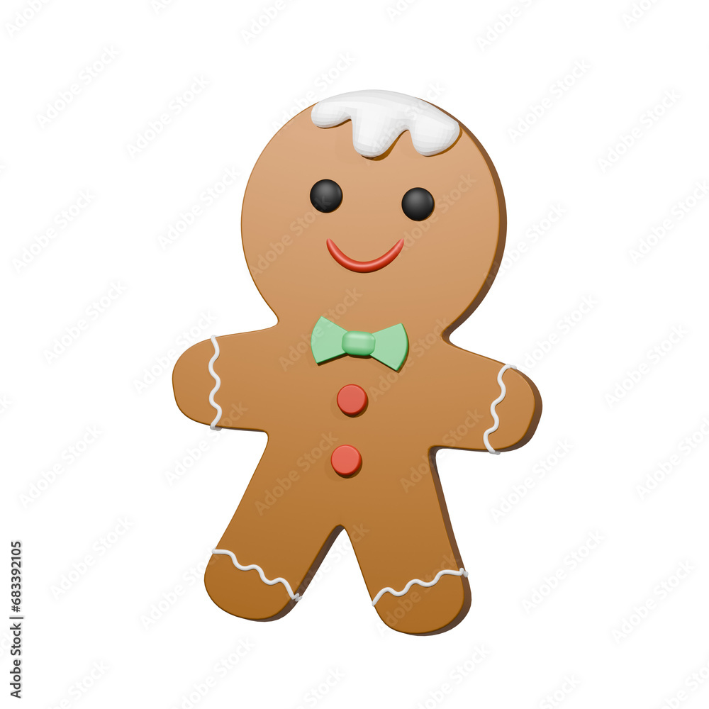 gingerbread person isolated on white gingerbread person isolated on white