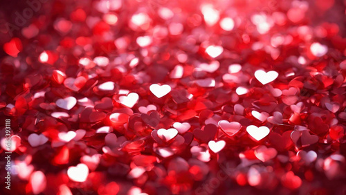 Valentine's day red heart background