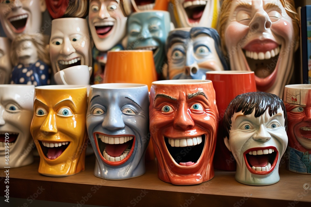 Funny Face drink cups