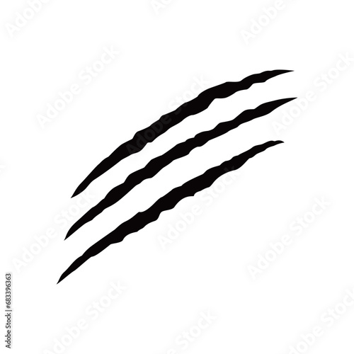 Claws scratches icon design. claw sign and symbol.