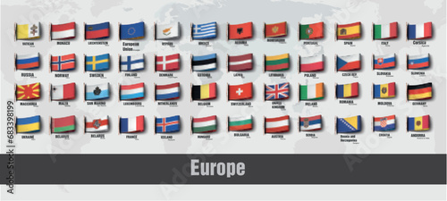 the european maps divided by countries