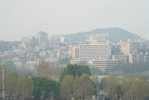 the scenery of Seoul in Korea