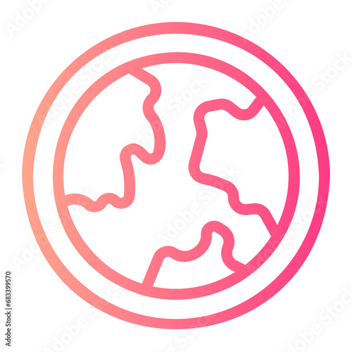 ozone gradient icon