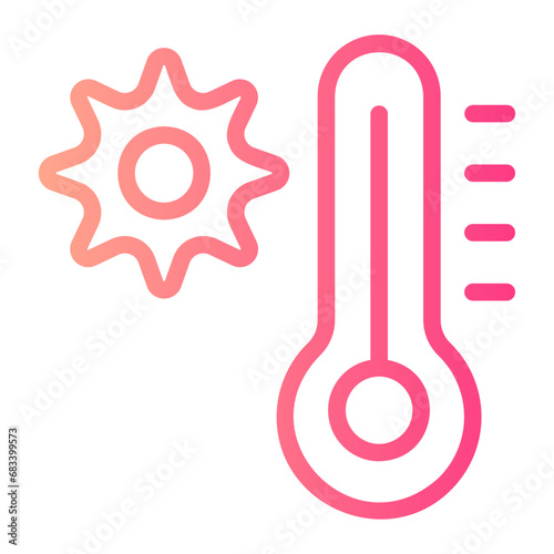 overheat gradient icon