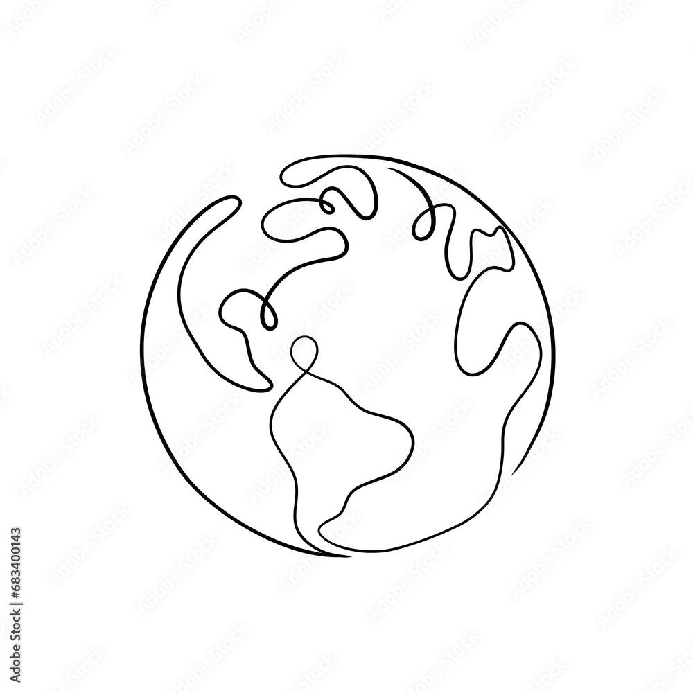 LinearElegance: Contemporary Line Art Icon Set : EARTH LinearElegance: Contemporary Line Art Icon Set : EARTH