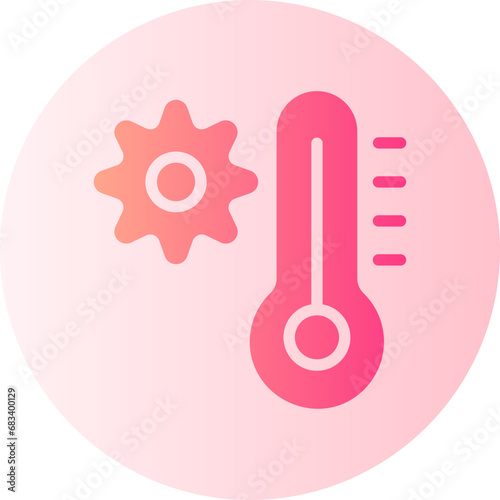 overheat gradient icon