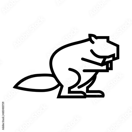 Squirrel Icon Illustration