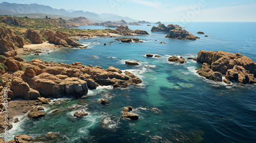 coast of the sea HD 8K wallpaper Stock Photographic Image  © AA