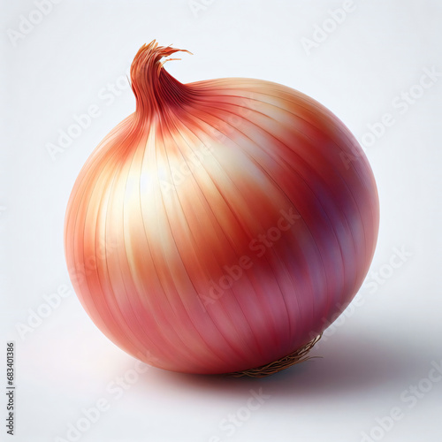 Onion  Fresh Vegetable Isolated on White Background