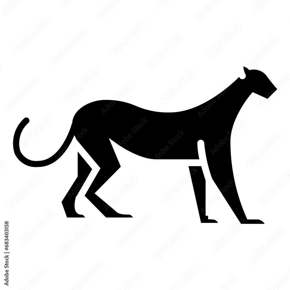 leopard Icon Illustration