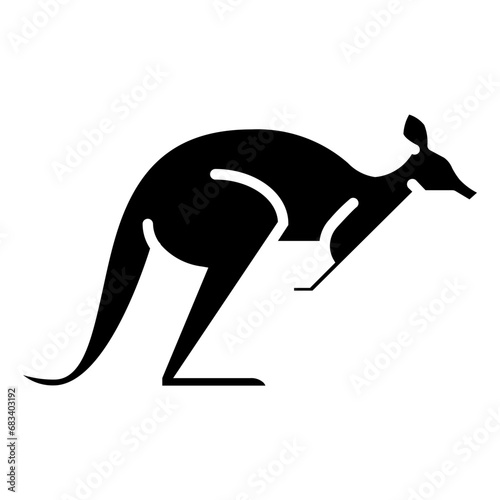 kangaro Icon Illustration