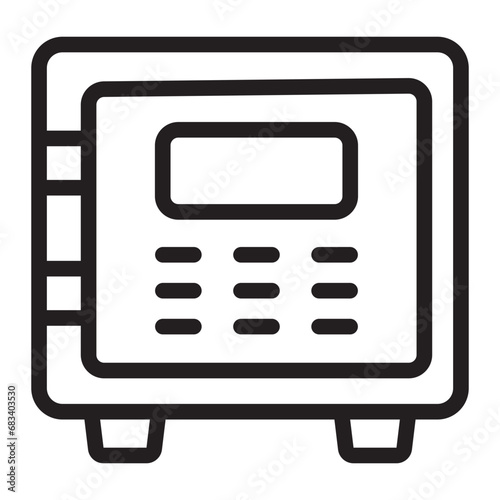 safety box line icon