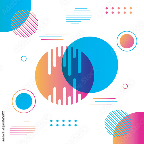 Abstract Modern Geometric Sale Banner Template 