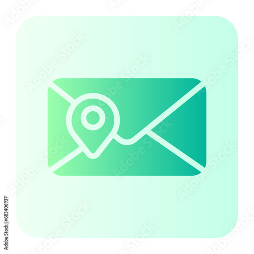 address gradient icon