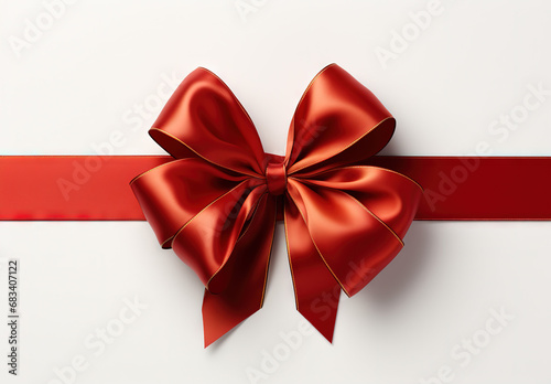 ribbon red gold