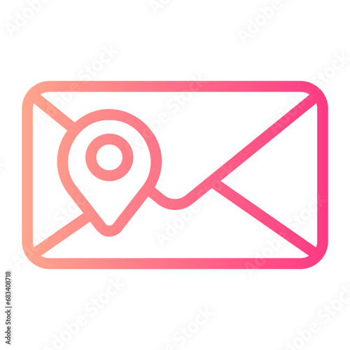 address gradient icon