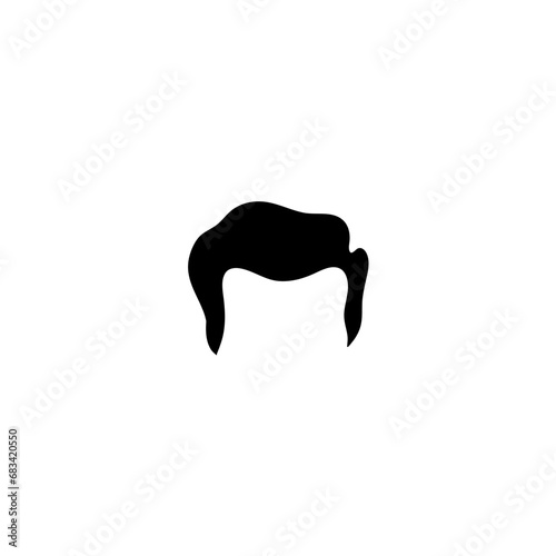 male haircuts and hairstyle Silhouette